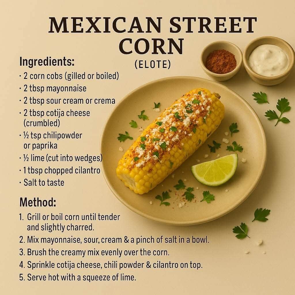 Mexican Street Corn Elote
