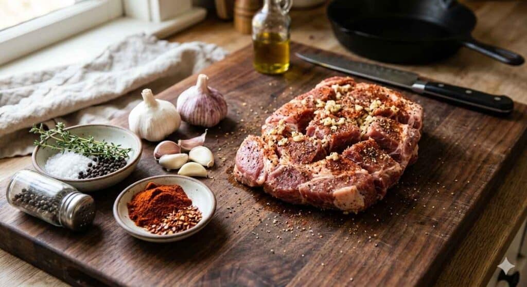 The Flavor Triangle: Smoke, Salt, And Fat In Perfect Bbq 9 Pepper Garlic Paprika And Raw Pork Shoulder