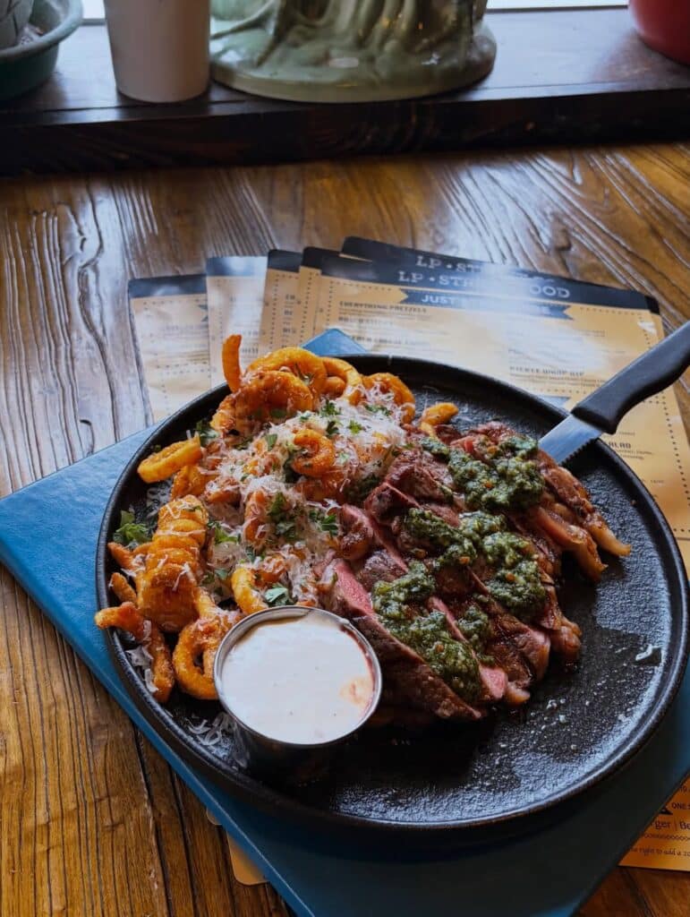 The 24-Hour Transformation: Restaurant-Style Marinade Ny Strip Steak Secrets 1 Ribeye Steak Garlic Parmesan Curly Fries Chimichurri Smoked Parm Ranch