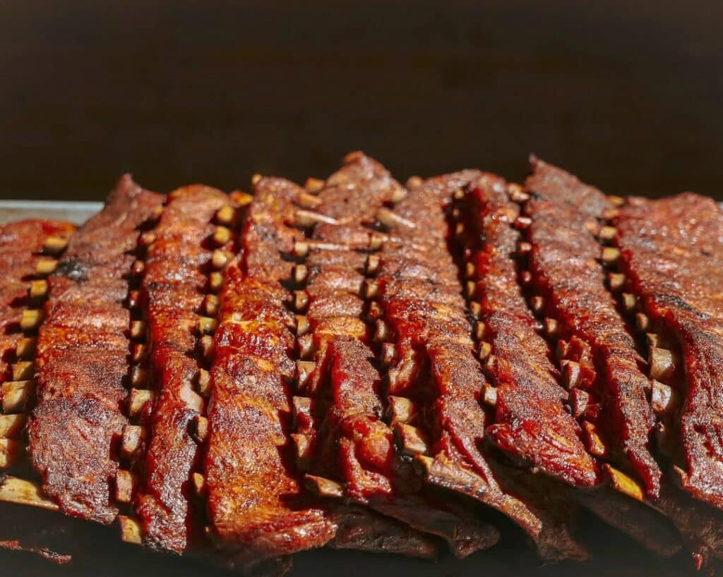 Smoked Ribs With Smoke Rings