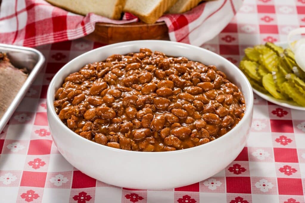 Smoky Baked Beans With A Sweet-Spicy Kick