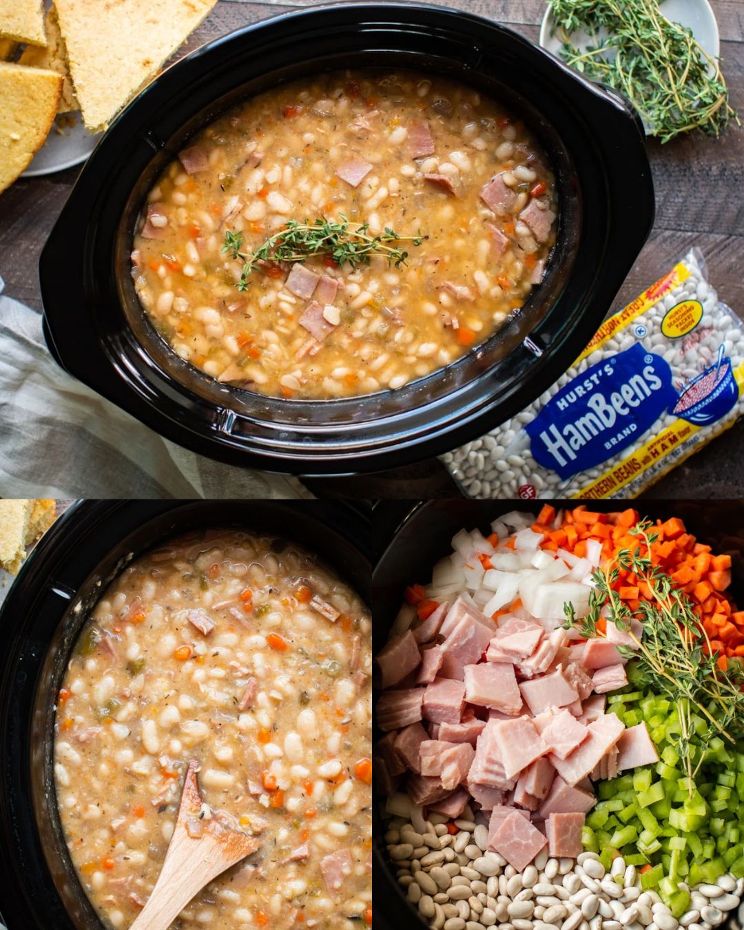 sumptuous ham and beans recipe
