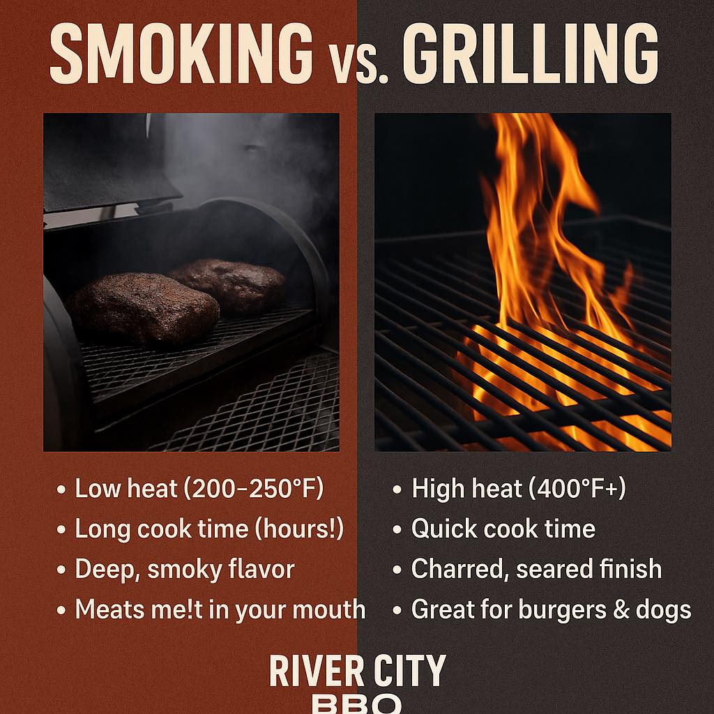 The Difference Between Grilling And Smoking Meat