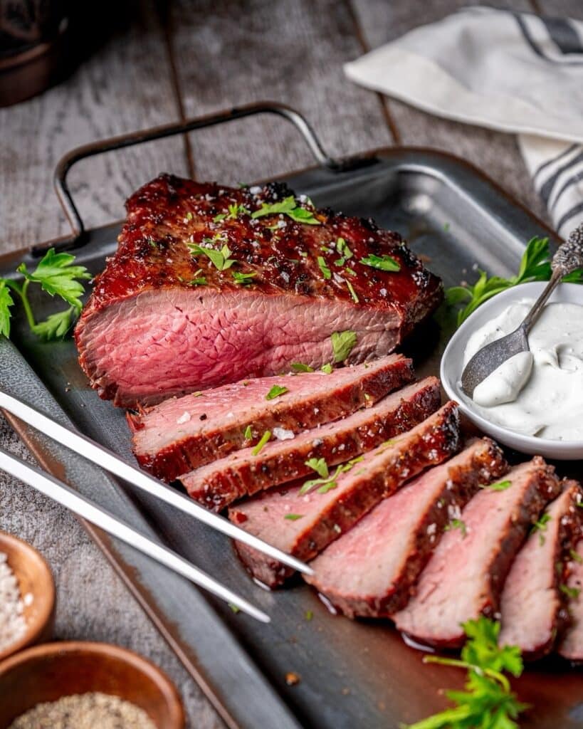 Tri-Tip Steak With Dipping Sauce