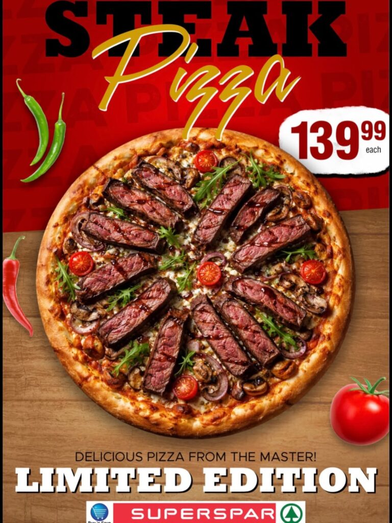 Unusual Grilled Steak Pizza Remix