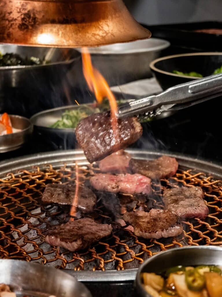 Using Heat Efficiently In A Korean Bbq 