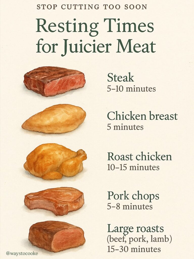 When To Rest Your Meat
