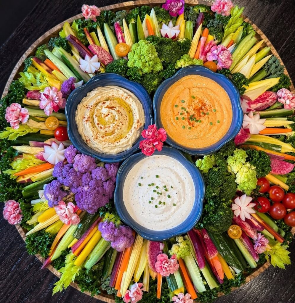 Artisanal Crudite With Vibrant Emulsions