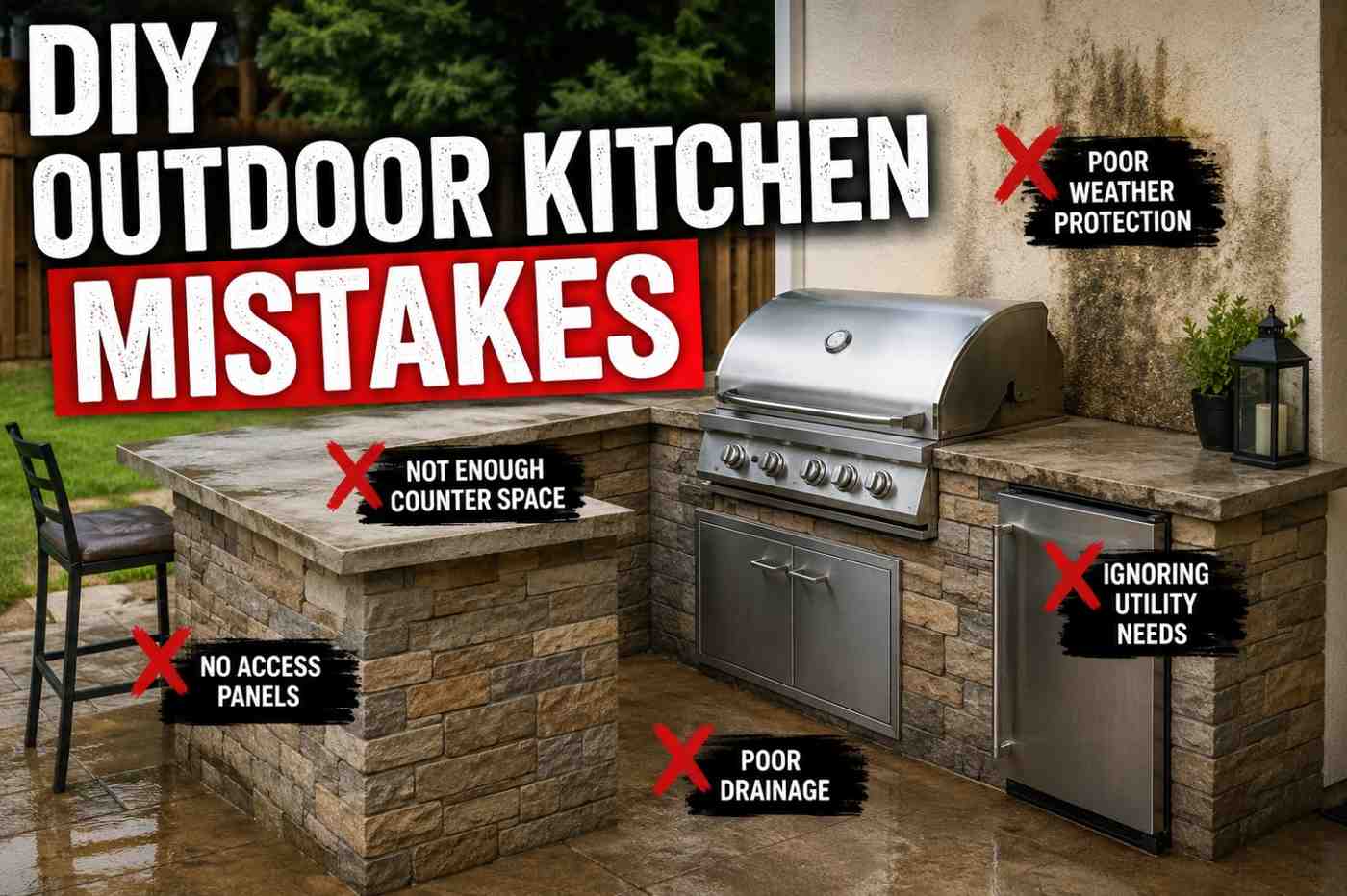 avoid making these costly diy outdoor kitchen mistakes