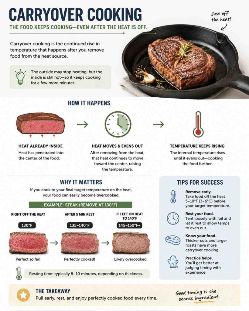 Carryover Cooking Explained