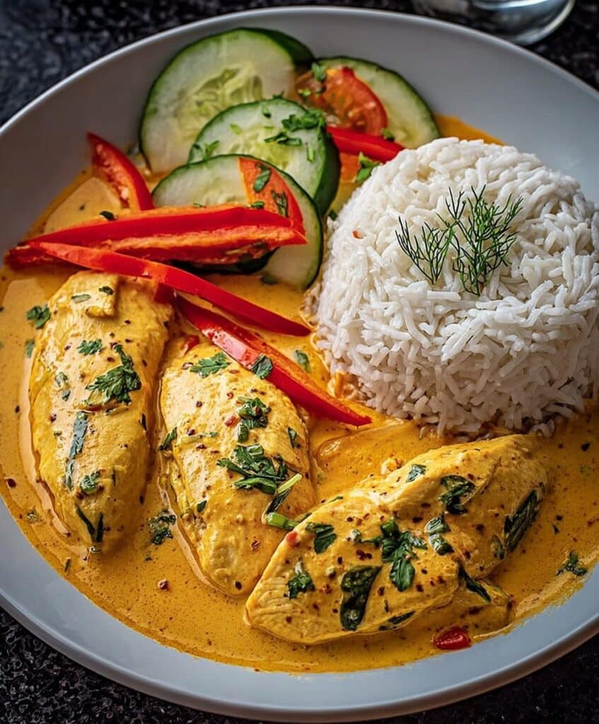 Coconut Curry Chicken And Rice