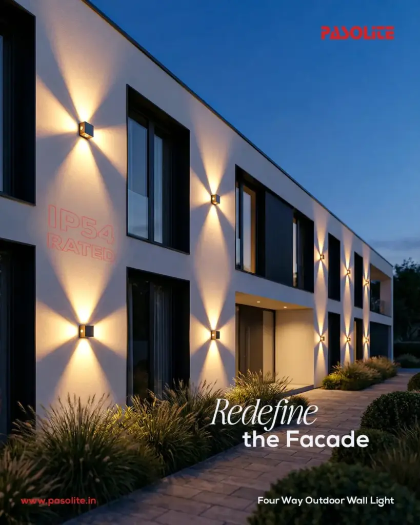 Fence-Mounted Sconce Lighting