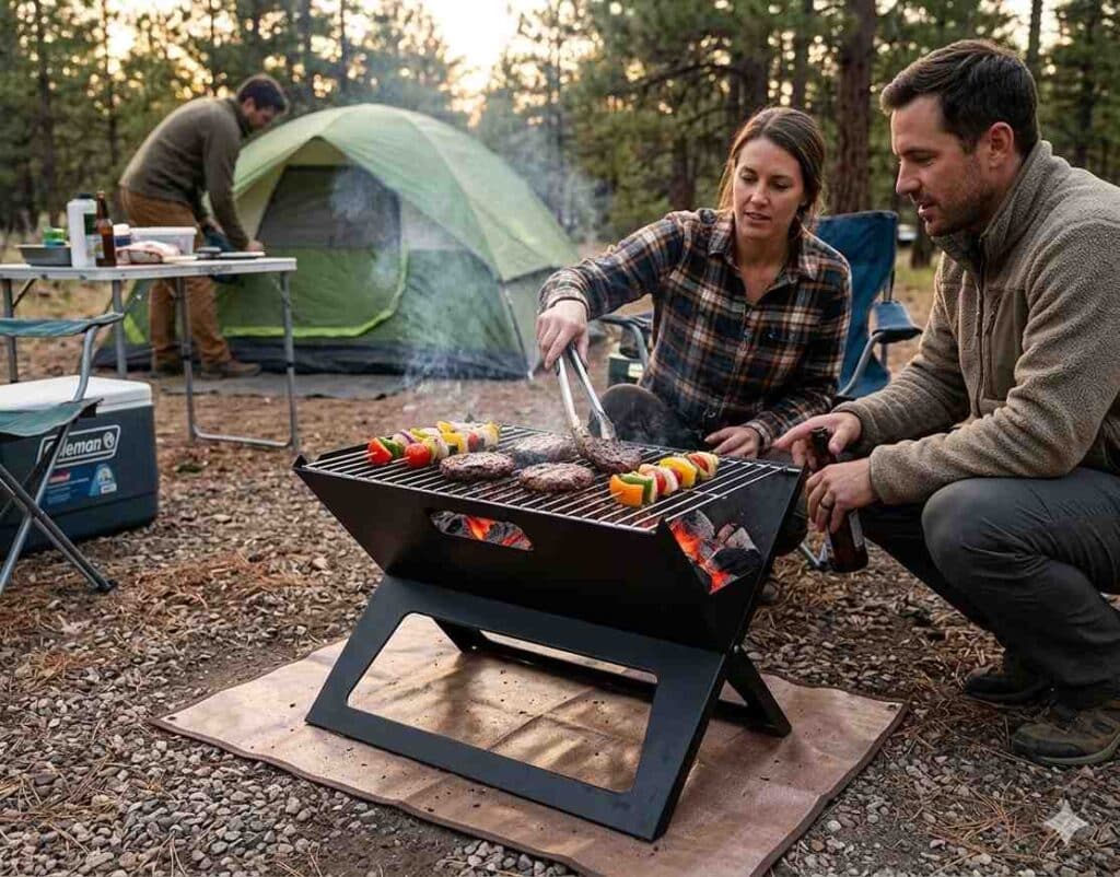 Fire Sense Notebook Charcoal Grill