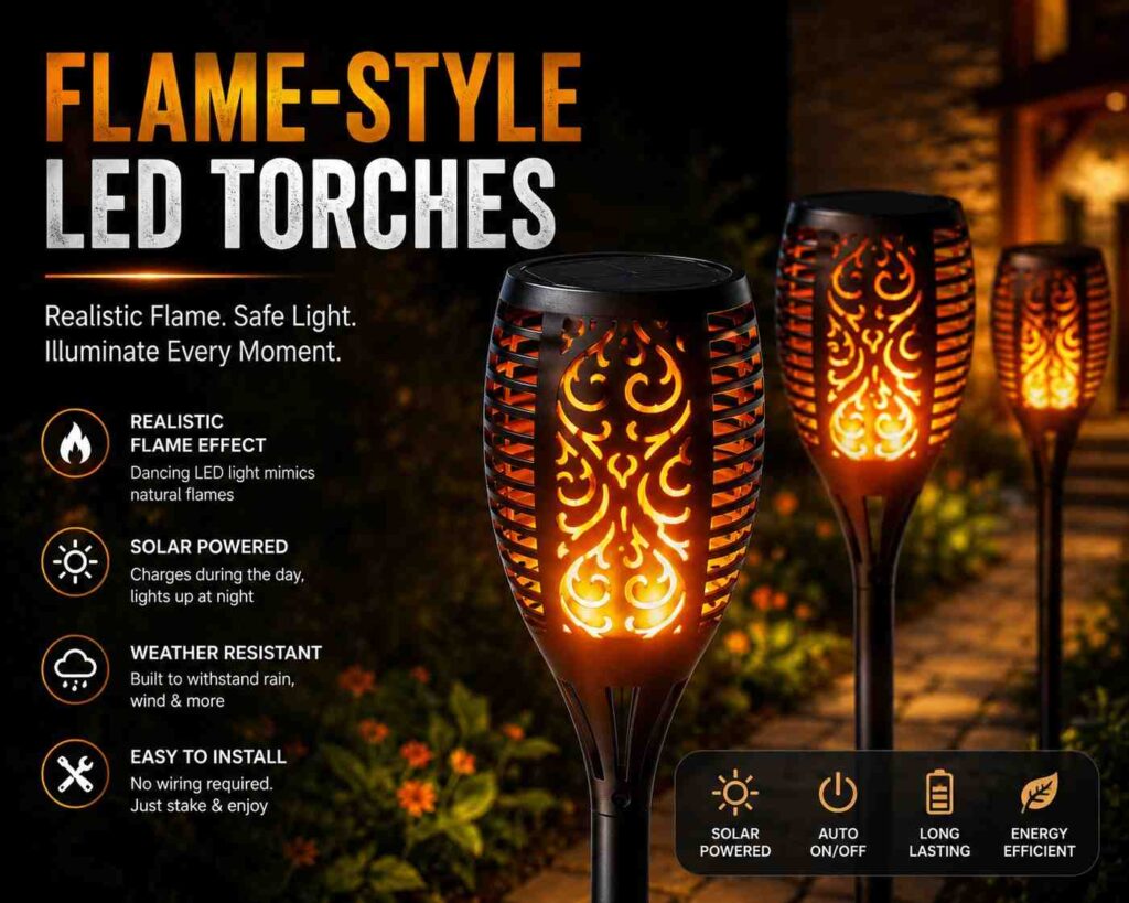 Flame-Style Led Torches