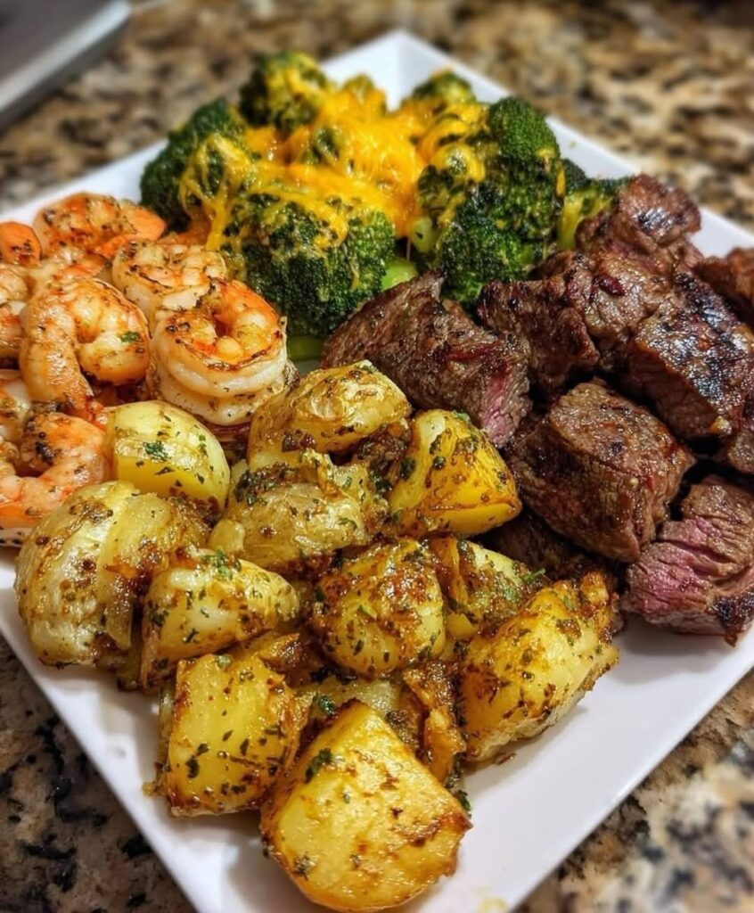 Garlic Butter Steak And Veggie Boxes
