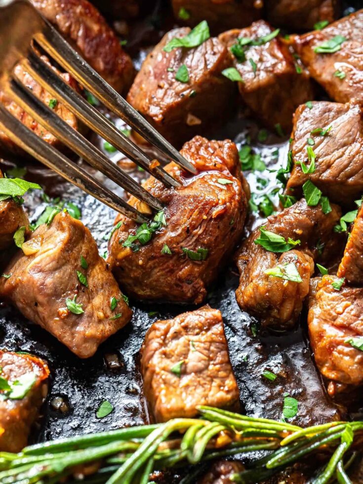 Garlic Butter Steak Butes Recipe