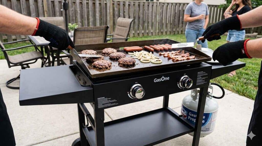 Gasone Heavy-Duty Griddle Station