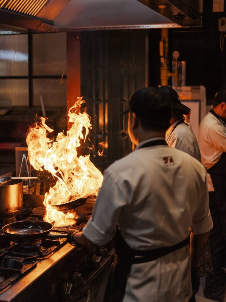 Grilling Comes With Fire