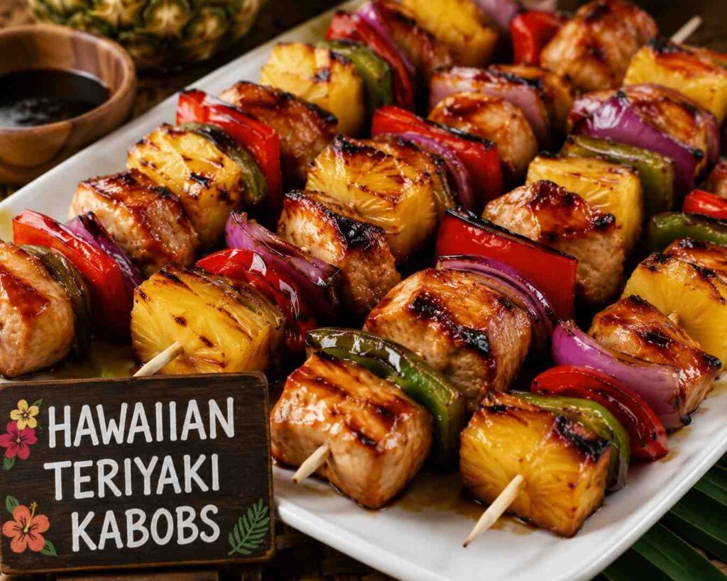 Hawaiian Teriyaki Kabobs