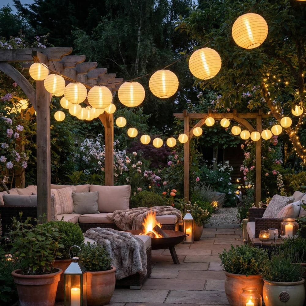 Lantern Clusters For Outdoor Kitchen And Backyard Lights