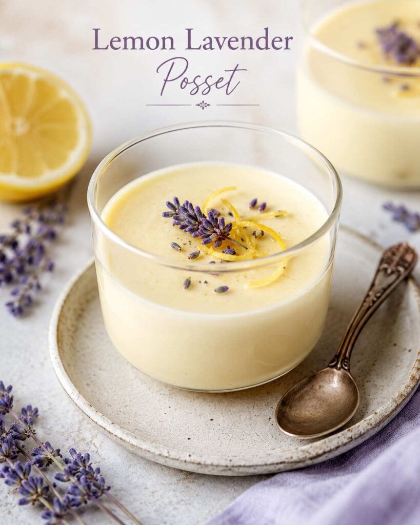 Lemon Lavender Posset