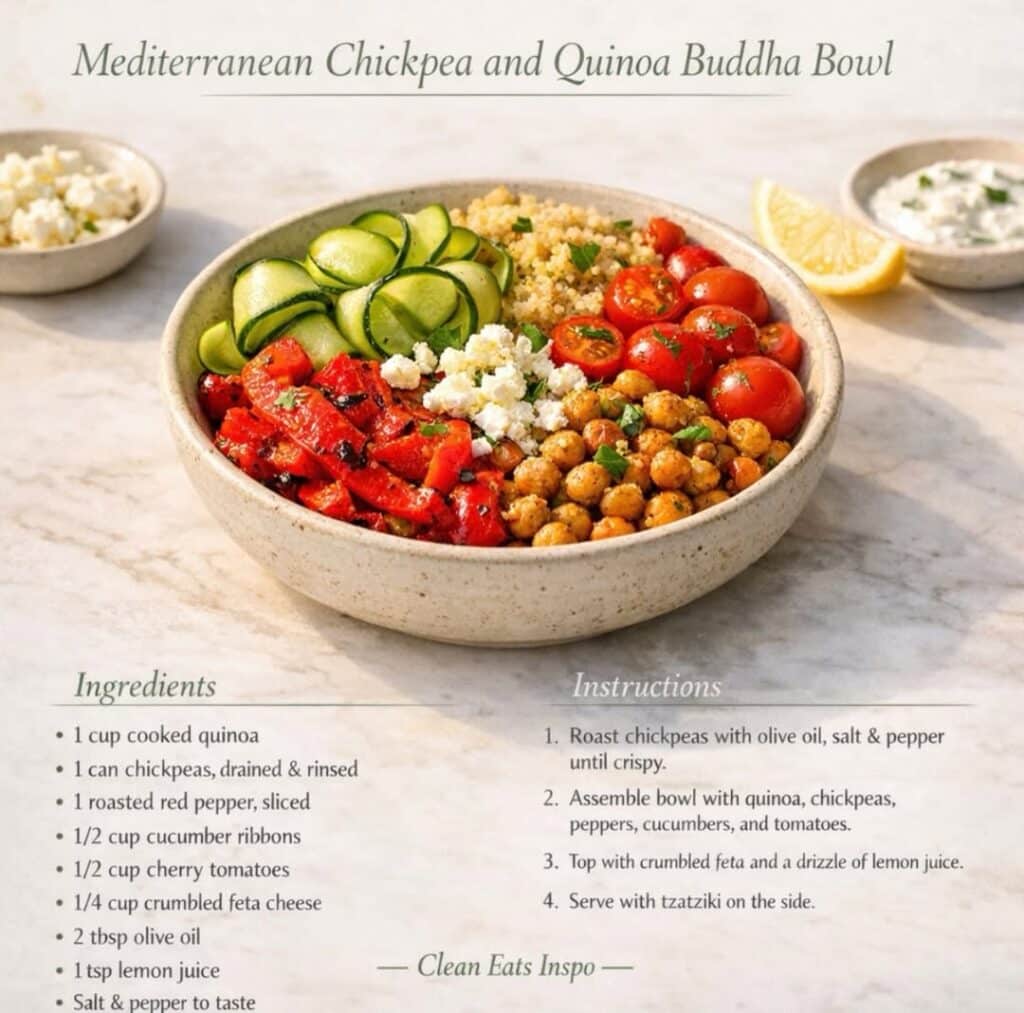 Mediterranean Chickpea And Quinoa Boxes
