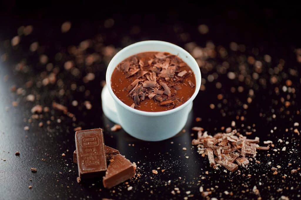 Individual Dark Chocolate Ganache Pots