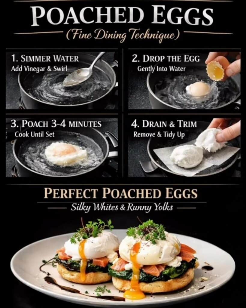 Poached Eggs For Prime Rib Hash