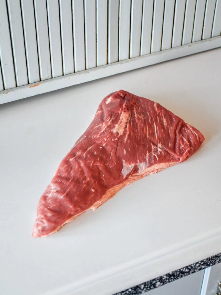 Raw Tri-Tip Meat Cut