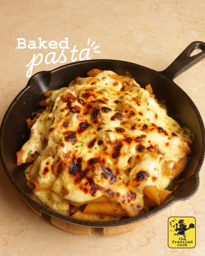 Savory Ground Prime Rib Pasta Bake