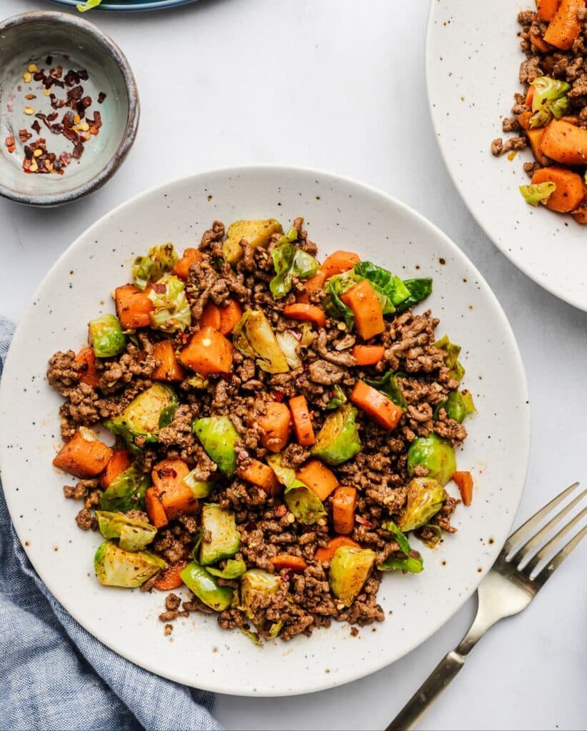Smoky Bbq Turkey Sweet Potato Skillets