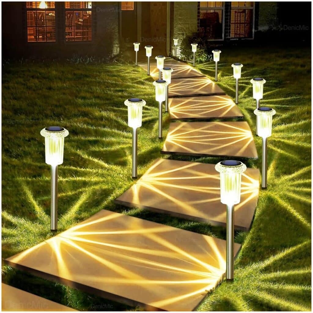 Solar-Powered Pathway Lights