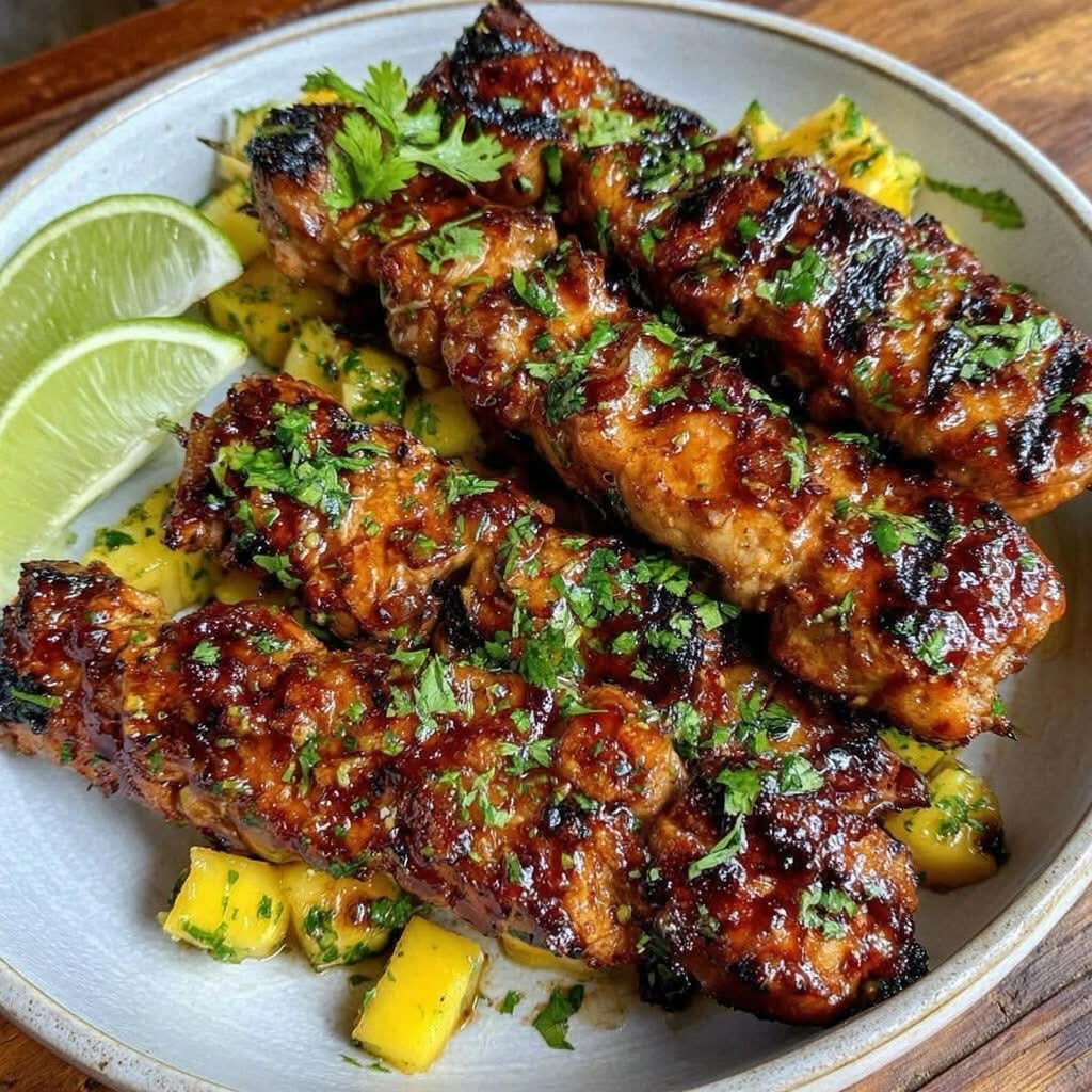 Spicy Chili Lime Chicken Kabobs