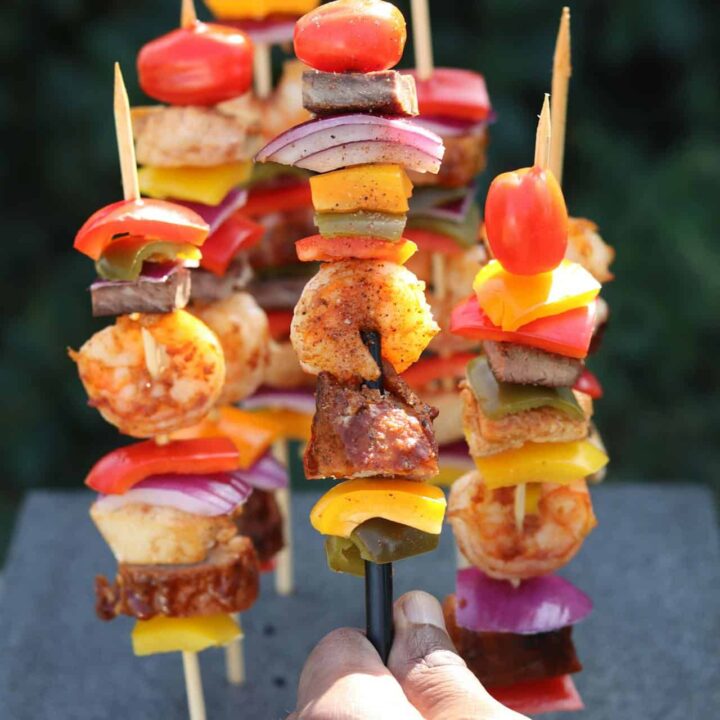 steak and veggie kabobs recipe