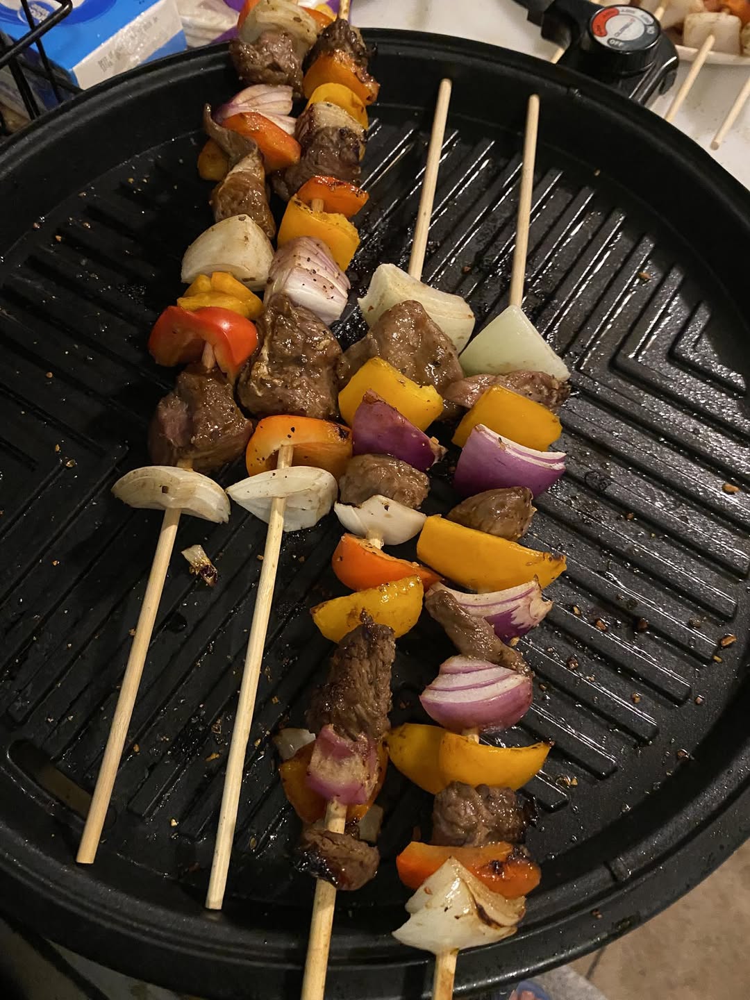 Home 14 Steak And Veggie Kabobs