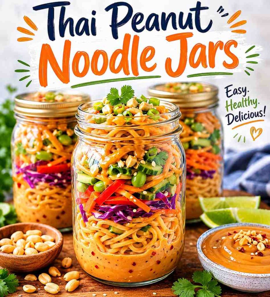 Thai Peanut Noodle Jars