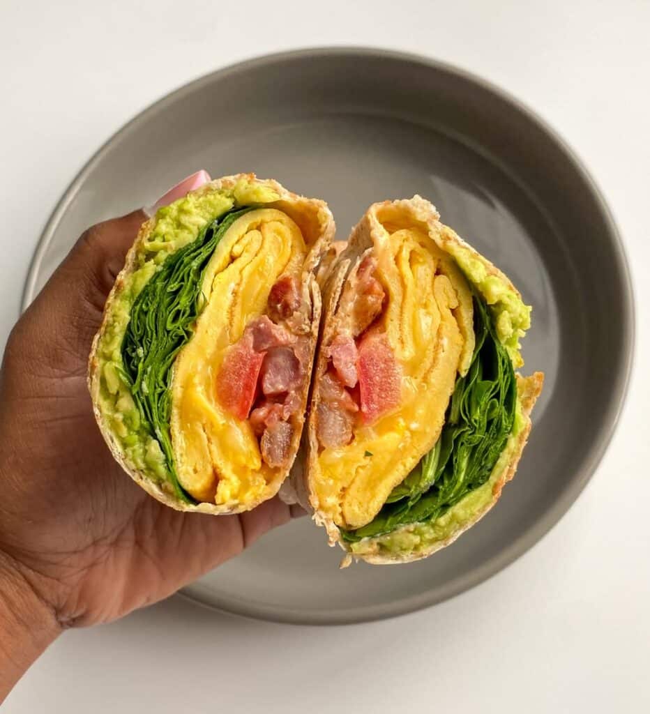 Veggie Omelet Wrap