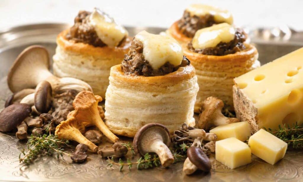 Wild Mushroom And Gruyere Tartlets