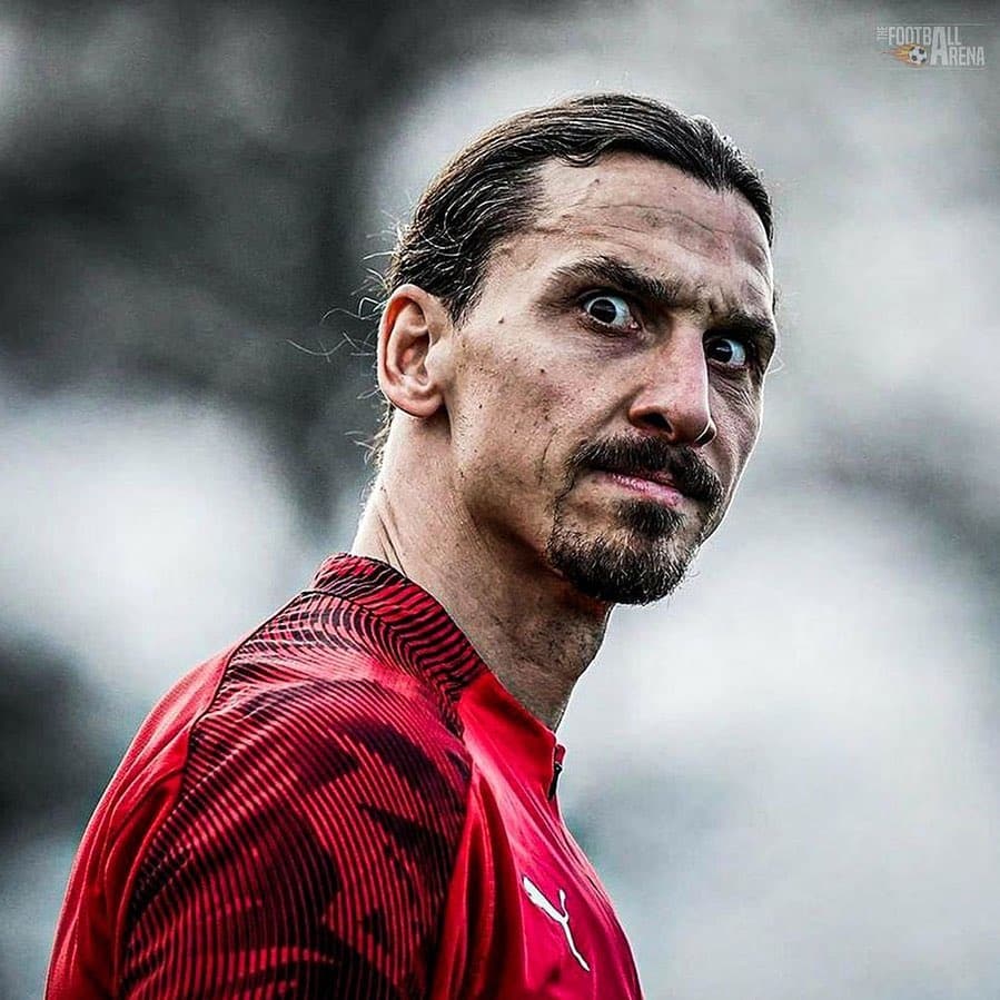 Zlatan Ibrahimovic Looking Fierce And Fired Up For The Game 