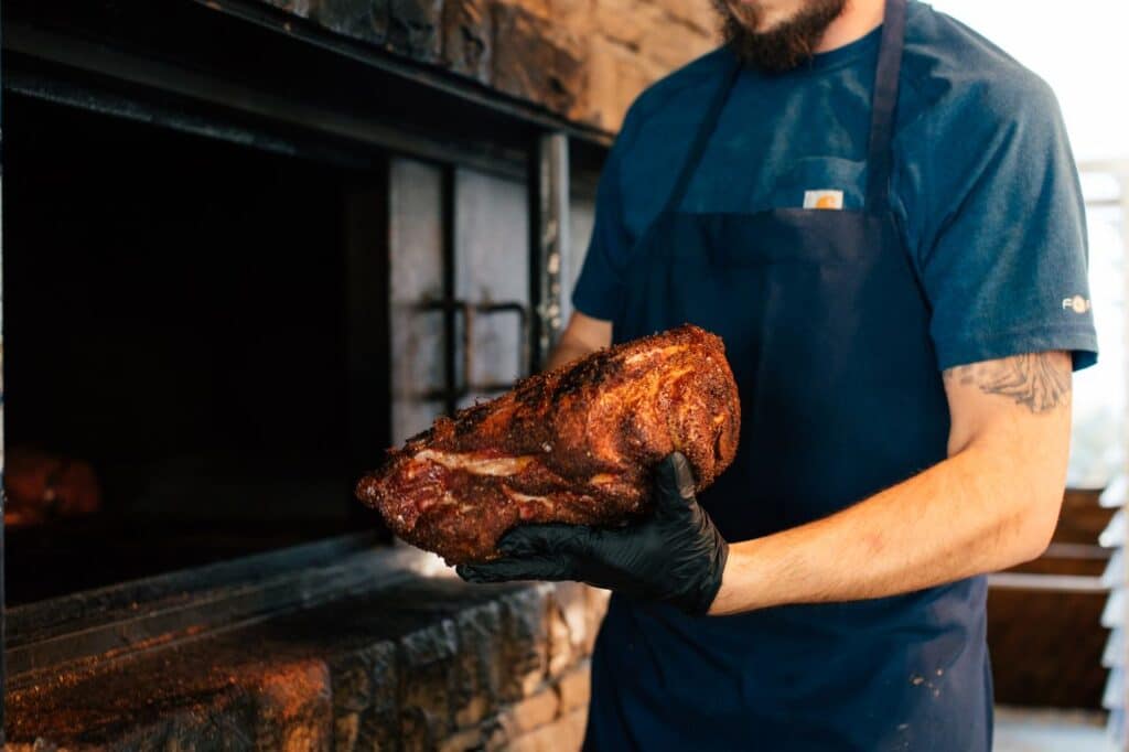 Applewood-Smoked Pulled Pork Shoulders