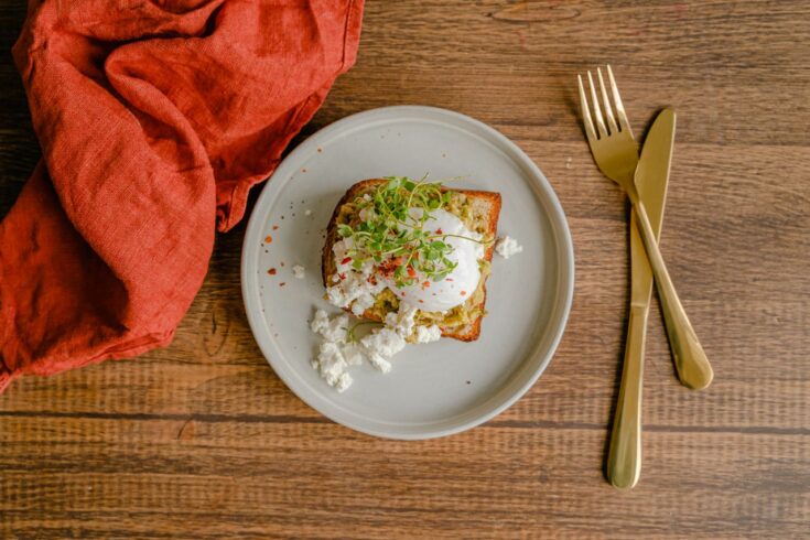 Avocado Ricotta Toast With Poached Eggs Recipe