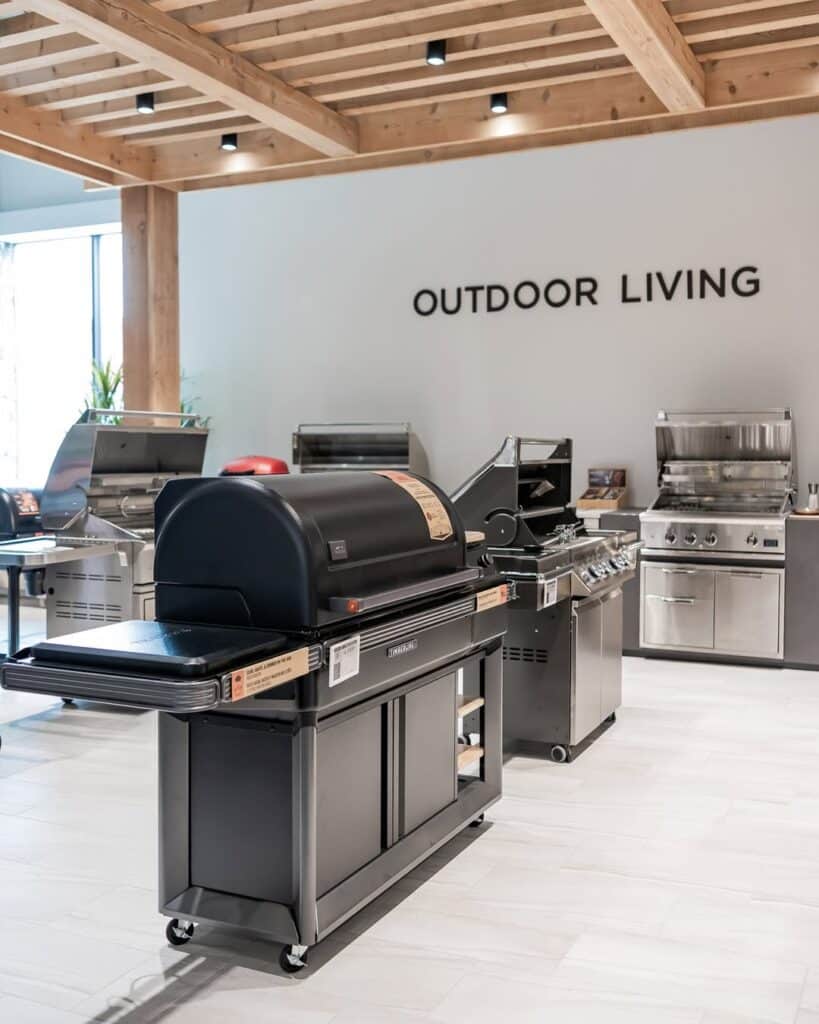 bbq grills for sale in physical store showroom
