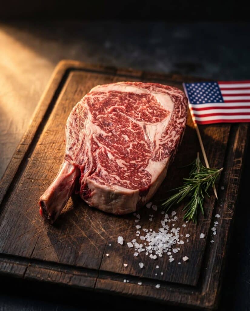 Bbq Steak And The American Independence Day