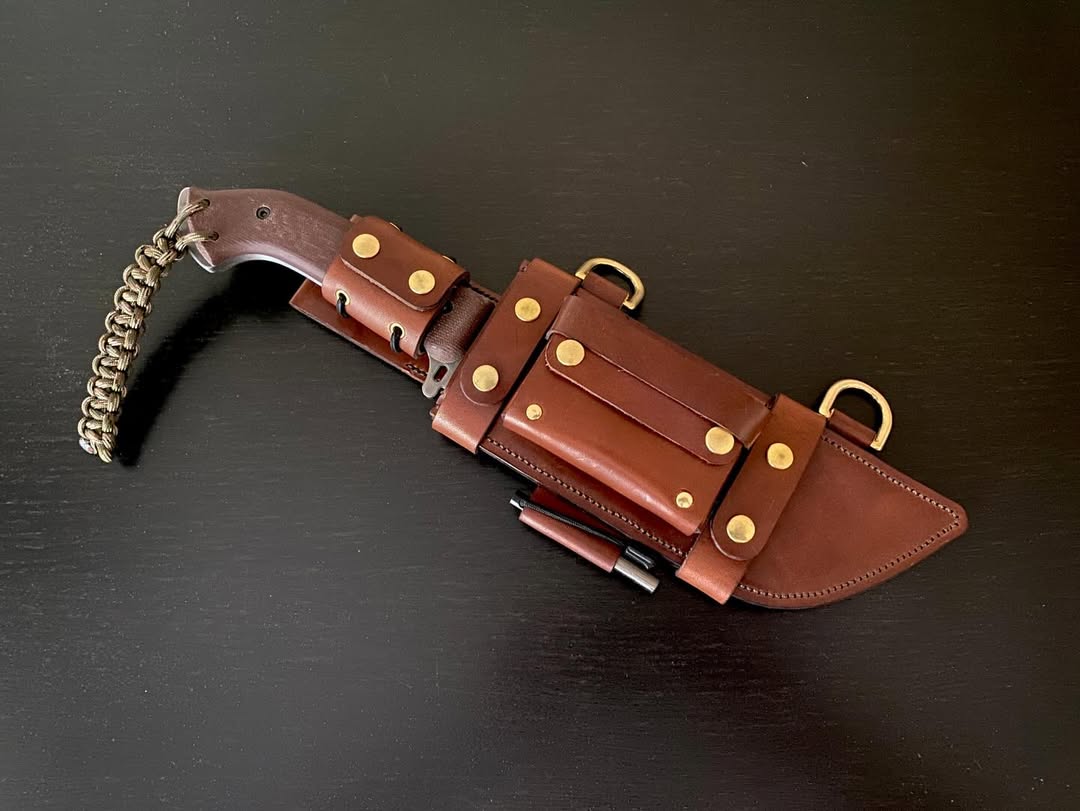 best leather knife sheaths for grilling safely