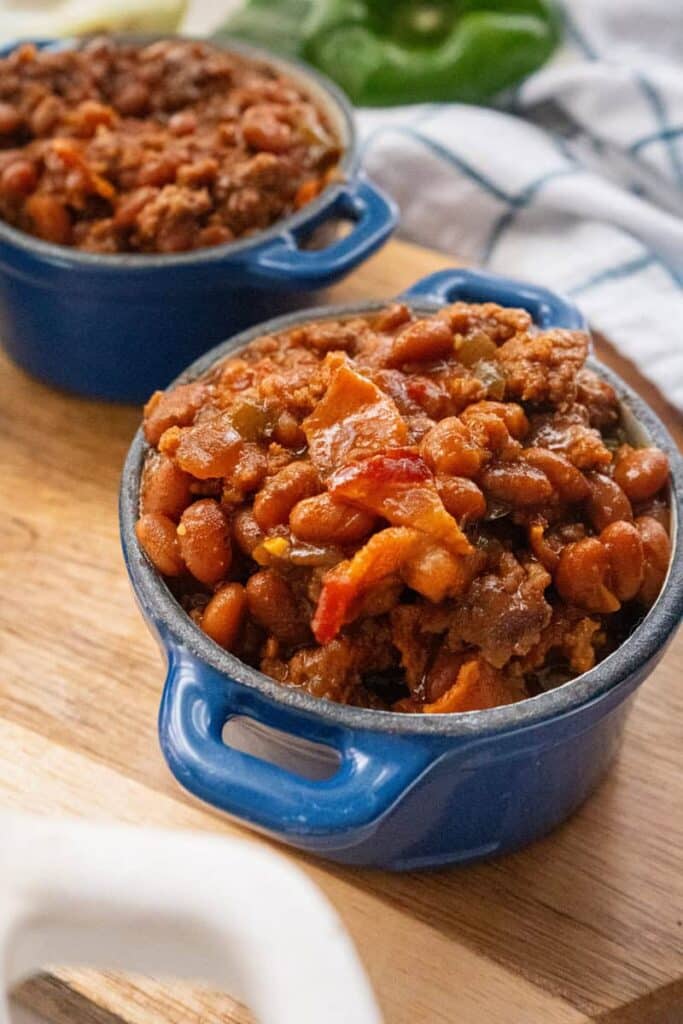 Brown Sugar And Bourbon Baked Beans