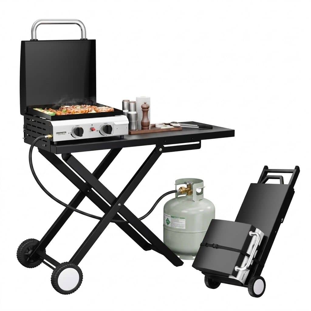 Costway 2-In-1 Gas Camping Grill And Stove
