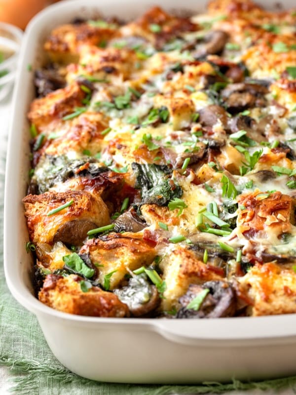 10 Cheesy, Crispy, &Amp; Comforting Breakfast Entree Recipes 9 Crispy Parmesan Breakfast Strata