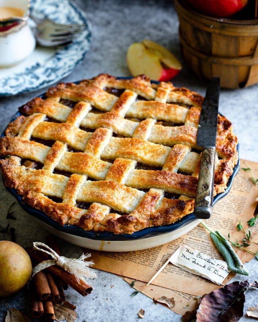 Freshly Smoked Apple Pie