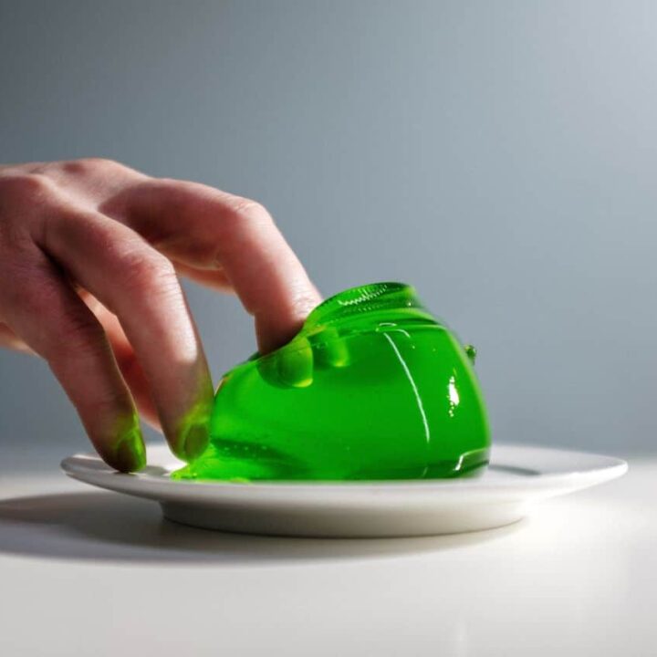 Frozen Green Jello Dessert