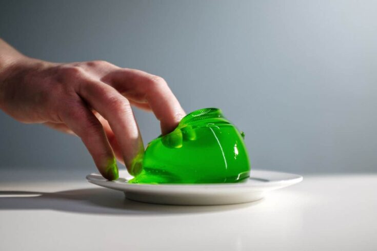 Frozen Green Jello Dessert